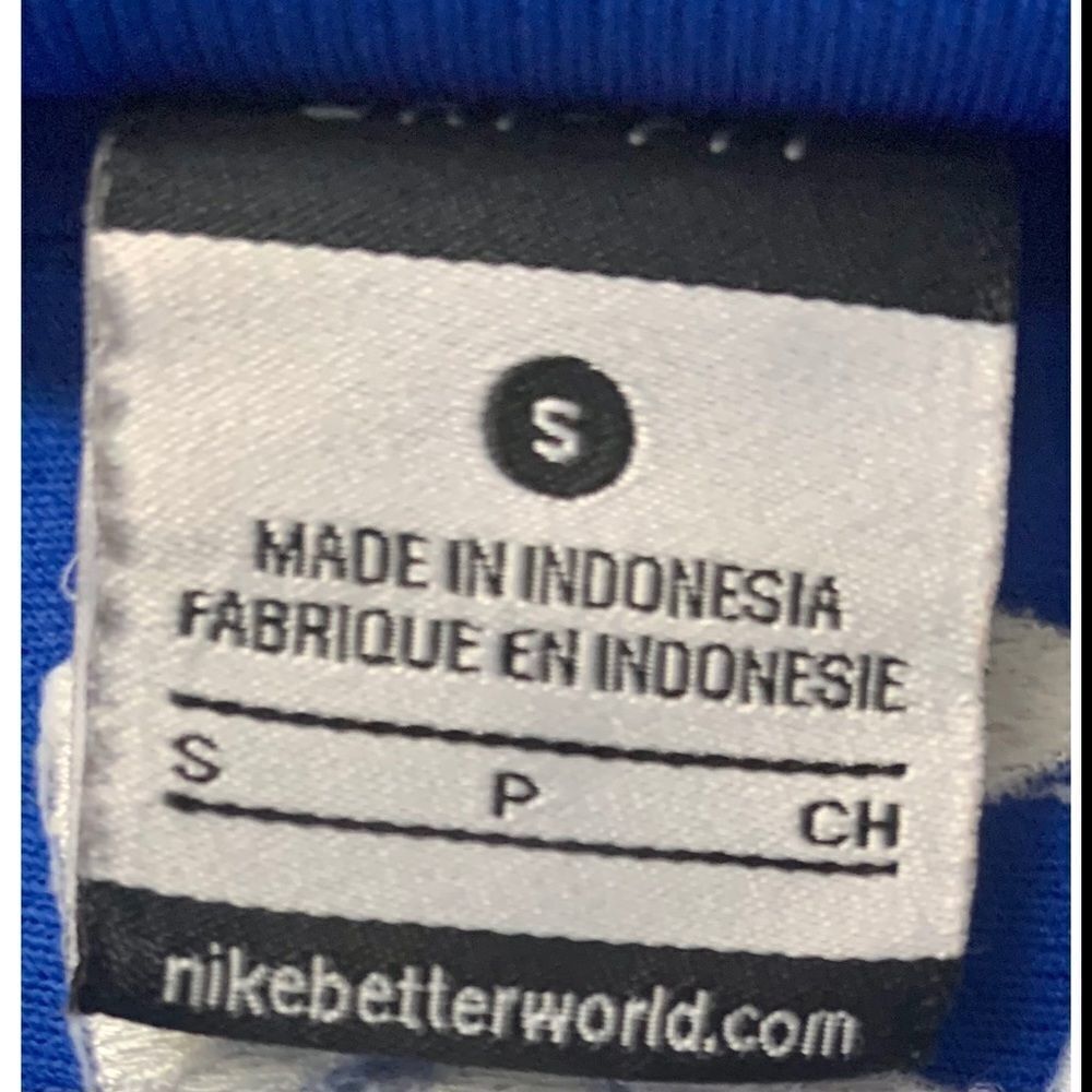 NIKE Blue & White Athletic Jacket With Dri-fit Size S/M NEW - Picture 7 of 16